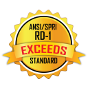 ANSI/SPRI RD-1 Exceeds Standard