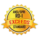 ANSI/SPRI RD-1 Exceeds Standard